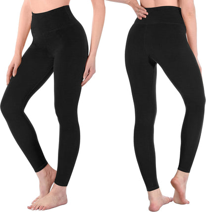 High Waisted Leggings for Women - Full Length Capri Buttery Soft Yoga Pants for Workout Athletic